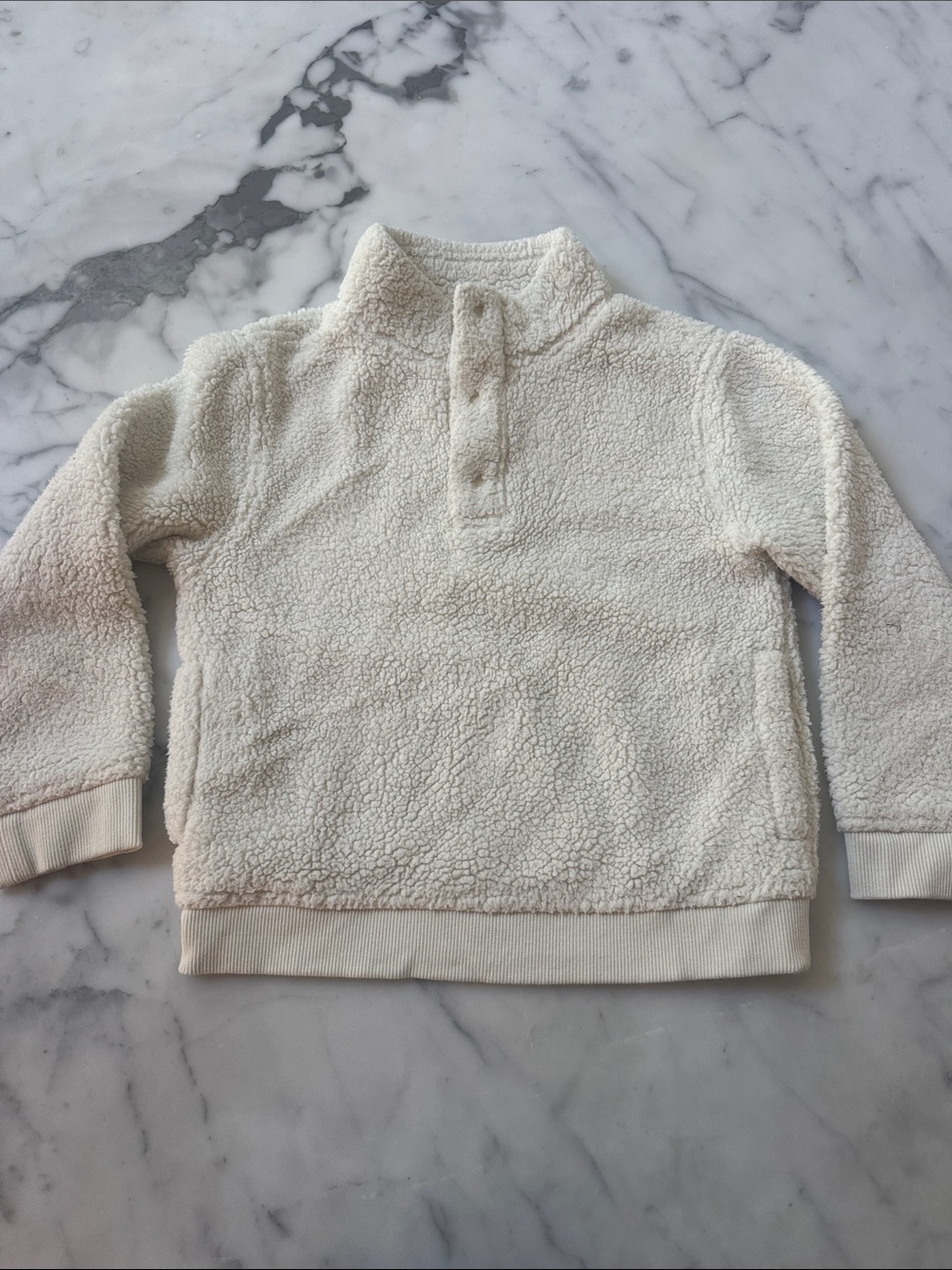 Janie and Jack Half-Snap Sherpa Pullover